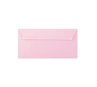 50 Pale Pink DL (A4 Tri-fold) Envelopes - 110mm x 220mm - Straight Wallet Flap Peel/Seal Pink Coloured Envelopes - 120gsm Clariana Paper - to Fit DL Inserts/Compliment Slips