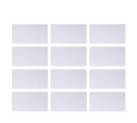 50 Pcs 0.2mm Aluminium Business Cards, Silver Thin Metal Blanks | Rounded Corners, Bend-resistant Design, Suitable for DIY Projects, Engraving Workshops, Heat Press Machines and Id Tags