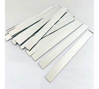 50 Pcs 1/2'' x 5'' Rectangle Mirror Tiles Glass Mosaic Shapes (1/2'' x 5'')