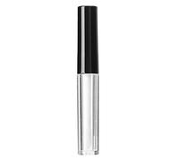 50 Pcs 1.3ML Lipstick Tube, 1.3ML Small Lip Gloss Tube Oil Mini Trial Empty Transparent Clear Lip Glosses Size Bottle Dispensing Electroplated Black 50pcs Gloss DIY Small