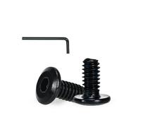 50 Pcs 1/4-20 x 1/2 Flat Head Hex Socket Cap Screws Bolts,Black Oxide 304 Stainless Steel 18-8,Allen Socket Drive,Fully Machine Thread (1/4-20 x 1/2 50pcs)