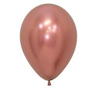 50 pcs 12" Metallic Latex Balloons for Wedding Birthday Christmas Party Decoration (Rose Gold)