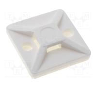 50 pcs : 151-28349 - Holder, self-adhesive, polyamide, UL94V-2, natural, FH: 3.1