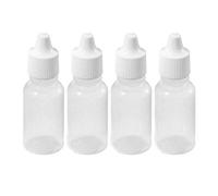 50 Pcs 15ml Empty Plastic Squeezable Dropper Dropping Bottle Refillable Portable Eye Liquid Dropper Bottles Containers with Removable Plugs and Screw Caps