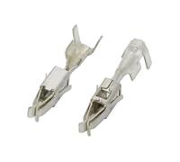 50 PCS 2.8/3.5mm Brass Tinned Electrical Car Wire Harness Connector Wiring Terminal Plug DJ623-E3.5AB/DJ615B-2.8 * 0.8A 2-964300-1(DJ623-E3.5AB)