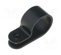 50 pcs : 211-60007 - Fixing clamp, Cable P-clips, ØBundle : 14mm, W: 10mm, polya