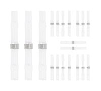 50 PCS 26-24 AWG White Waterproof Solder Connectors Solder Seal Wire Connectors Heat Shrink (Clear)