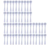 50 Pcs 4ml/2g Micro Measuring Scoop Measuring Spoons Long Handle Plastic Teaspoon for Kitchen Baking Cooking Gardening