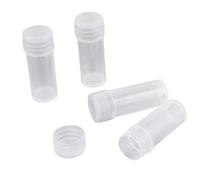 50 Pcs 5ml Sample Bottle Small Test Tube Vials Storage Container