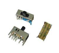 50 Pcs 5mm High Knob 8 Pin 3 Position 2P3T DP3T Vertical Slide Switch 0.5A 50V DC IDGTTLDF