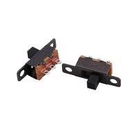 50 Pcs 6mm High Knob 3 Pin 2 Position 1P2T SPDT Panel Slide Switch 0.5A 50V DC IDGTTLDF
