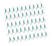 50 Pcs 8 Shape Ring Subwire Connector Fishing Line Space Branch Swivel Contactor Fishing Tackle
