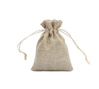50 Pcs 8x11cm/3"X4" Jute/Hessian Drawstring Wedding Bomboniera Gift Burlap Bags For Storage/Decor For Festival Wedding,Party