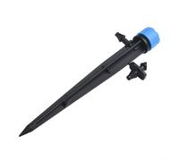 50 Pcs Adjustable Irrigation Drip Emitters with 8 Spray Outlets for Garden Sprinkler Systems, Suitable for 4mm and 7mm Tubing, Lightweight and (Blue)