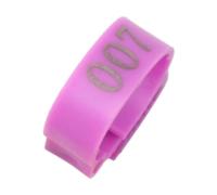 50 Pcs Adjustable Plastic Numbered Tag Buckle Poultry Leg Bands, Suitable for Breeding Supplies Of Chicken, Duck, and Goose Farms.