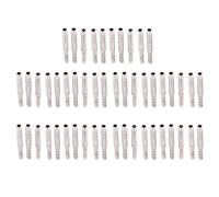 50 Pcs Air Conditioning Hose Barb Fitting, Aluminum AC Pipe Connector for Car Truck Engineering Modification, Fit AC Airconditioner Fitting with Durable (9mm to 11mm Sleeve)