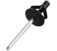 50 Pcs Aluminium Rivets Box Assortment Pop Rivets Set, Blind Rivets with Large Flange, for Metal Furniture Car Marine Verbindung und Befestigung (4.8x20.5-16mm, 50Pcs)