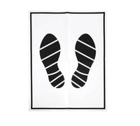 50 Pcs Automotive Floor Mats, Car Carpet Paper Mat Disposable Shoe Print Floor Mat Car Floor Protector Auto Vehicles Mat Covers for Cars, SUVs, and Trucks