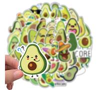 50 PCS Avocado Stickers Pack for Water Bottle, Laptop, Phone, Luggage, Skateboard Stickers for Adults Teens Girls Kids