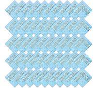 50 Pcs Bandanas Paisley Cowboy Polyester Bandanas Bulk Multi Purpose Headband for Men Women Party Costume, Sky Blue, approx