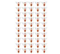 50 PCS Bee Ornament, Mini Cute Plastic Honey Bee Decoration Christmas Ornament Wall Tree Decoration For Women Girls Mom Sisters