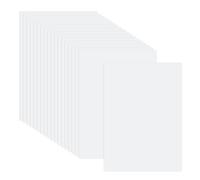 50 PCS Blank Stencil Sheets, 30.5 X 21.7 cm 7.5 Mil Plastic Paper Mylar Material Sheet Acetate Sheets Translucent PET Template for DIY Crafts