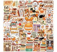 50 Pcs Book Sticker for Kindle, Bookish Kindle Reading Stickers for Water Bottles, Laptops, Accessories Gifts for Kids Teens Adults