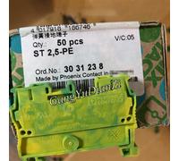 50 Pcs./Box New ST 2,5-PE Spring Ground Terminal 3031238