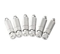 50 pcs Brass Misting Spray Nozzle Set for Outdoor Cooling Gardening Low Pressure Atomizing High Pressure Water Mister Heads Threaded Nozzle Replacement Tips 3 Sections Orifice Dia 0.4mm