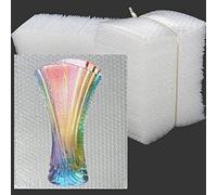 50 Pcs Bubble Pouches Wrap - 12'x12' Clear Bubble Out Bags for Packing Fragile Dishes & China Plates