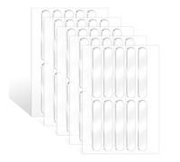 50 PCS Bump Stopper Silicone Cupboard Door Stoppers Clear Door Silencer Furniture Bumpers Strip, Door Pads Stop Slamming Soft Bumper Straps for Furniture Protector