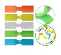 50-Pcs Cable Labels - 20 Reusable Large Cord Tags + 30 Tear-Resistant White Wire Label,Cable Labels Tags Write On Water-Resistant Multicolor Cable Mmarkers for Identifying Electrical & Charging Cords