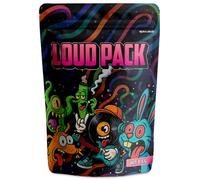 50 Pcs Cali Packs 3.5g Bag Mylar Storage Bags, Ziplock Smell Proof Pouches 12 cm x 10 cm, 3.5g Reusable Baggies for Snack, Candy Cookies Stand up pouches (Zkittles) (Loud Pack)
