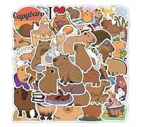 50 PCS Capybara Stickers Pack for Water Bottle, Laptop, Phone, Luggage, Skateboard Stickers for Adults Teens Girls Kids