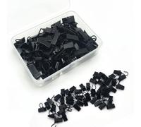 50 PCS Christmas Light Clips Holiday Light Clips for Hanging Outside String Lights Icicle Fairy Lights Christmas Tree Decorations Metal Roof Light Clips All Purpose Hanging Clips Black