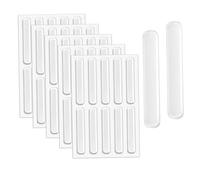50 Pcs Clear Door Bumpers, 6.3cm Silicone Furniture Bumpers, Self-Adhesive Door Slam Stopper Strips for Doors Pads Stop Slamming and Furniture Protectors