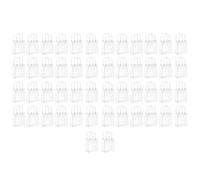 50 PCS Clear Gift Bags with Handles, 13×7×15cm Reusable PVC Bags, Strong Enough to Hold 2-10kg Tote Bags for Drinks, Books, Flowers, and Dolls