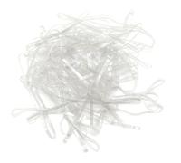 50 Pcs Clear Rubber Bands Transparent TPU Elastic Bands for Home Office Balloon Crafts Organization 200×5mm (Perimeter x Width)