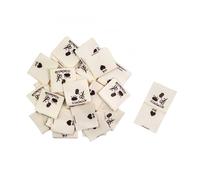 50 Pcs Clothes Cotton Labels Sewing Washable Handmade Garment Clothing for DIY Sewing