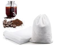 50 PCS Cold Brew Coffee Bags, 6''× 7.9'' Disposable Coffee Filter Bag Fine Mesh Cold Brew Bags for Coffee, Ice Tea, Loose Tea, Spice Bags