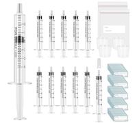 50 Pcs Colostrum Collection Kit,3ml Colostrum Syringe with Protective Cap,Breast Milk Collector Breastfeeding with 4 Measuring Cup and 52 Stickers,Colostrum Harvesting Kit for Breastfeeding