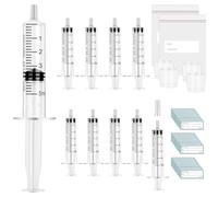 50 Pcs Colostrum Collection Kit,5ml Colostrum Syringe with Protective Cap,Breast Milk Collector Breastfeeding with 4 Measuring Cup and 52 Stickers,Colostrum Harvesting Kit for Breastfeeding