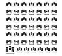 50 Pcs Composite Decking Clips 6mm Hidden Fasteners Plastic Or Steel Decking clips Solid Steel Durable (Stainless Steel Decking Clips)