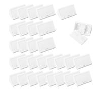 50 Pcs Corner Brackets 90 Degree Plastic Corner Braces Plastic L Shape Bracket Corner Angle Shelf Brackets for Furniture