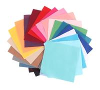 50 Pcs Cotton Embroidery Cloth DIY Craft for Women | Solid Colour Cotton Sheet, Manual Craft Supply, Cross Stitch Sewing Use, Free Time Projects