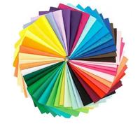 50 Pcs Cotton Fabric Squares 10x10cm Precut Quilting & Patchwork Bundle Coloured Calico Fabric for Sewing Embroidery Dressmaking Craft Projects