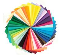 50 Pcs Cotton Fabric Squares for Sewing - 10×10 cm Precut Quilting & Patchwork Bundle - Mixed Colour Fabric Squares for DIY Crafts, Dressmaking & Embroidery Projects