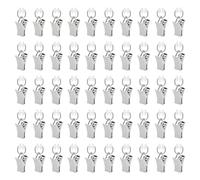 50 PCS Curtain Clips, Silver Curtain Rings, Curtain Accessories, Small Curtain Clips, Shower Curtain Clips, Hanger Hanging Clips for Bedroom, Home Decoration, Photos, Art Craft Display