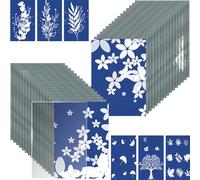 50 Pcs Cyanotype Paper, Cyanotype Printing Paper, Sun Art Drawing Nature Print Craft Kits for Kids Adults Arts Crafts DIY Projects(A6,10.5X14.8cm)