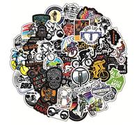 50 Pcs Cycle Stickers Pack - Personalized Waterproof Vinyl Stickers with Outdoor Adventure and Bike Themes for Cycling Lovers, for Children's Bikes, and Travelers, Teen